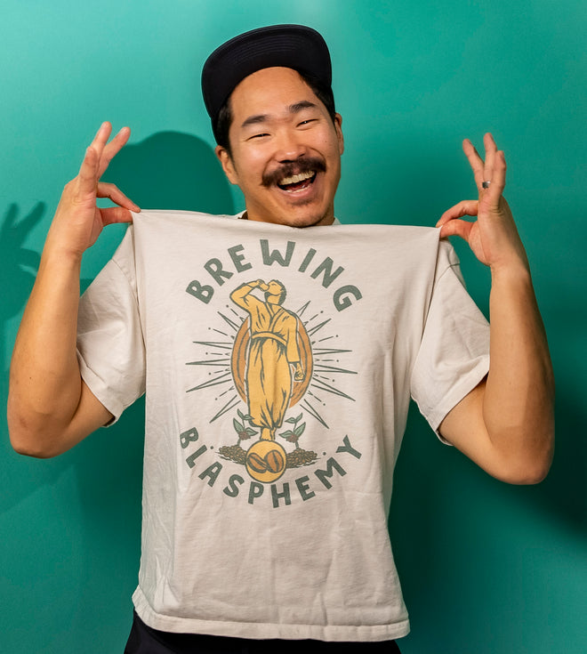 Brewing Blasphemy Oversized Tee